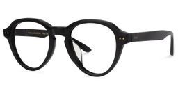 Dobbs Round Black Glasses1