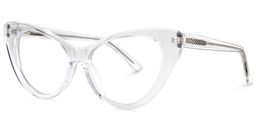 Alastair Cateye Clear Glasses1