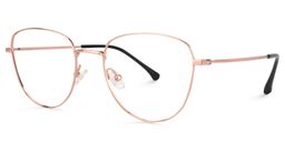 Dunham Geometric Rose-Gold Glasses1