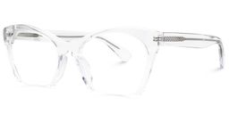 Christine Cat Eye Clear Glasses1