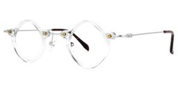 Malaj Geometric Clear Glasses1