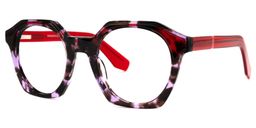 Occeus Geometric Purple-Tortoise Glasses1