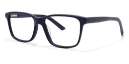 Eddy Rectangle Dark Blue Glasses1