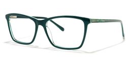 Edison Rectangle Dark-Green Glasses1