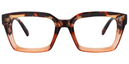 Ena Rectangle Tortoise Reading Glasses0