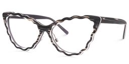 Farley Cateye Gray Glasses1