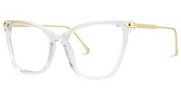 Hilary Butterfly Clear Glasses3