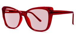 Farris Square Red Sunglasses1
