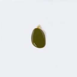 Stylish Nail Shape Green Earrings2