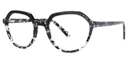 Fisher Geometric Black-Clear Glasses2