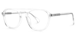 Fitzgerald Square Clear Glasses2