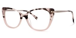 Chanda Cat Eye Light-Tortoise Glasses2