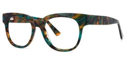 Fairfax Square Green-Floral Glasses2