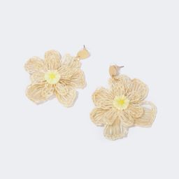 Stylish Petaloid White Earrings0