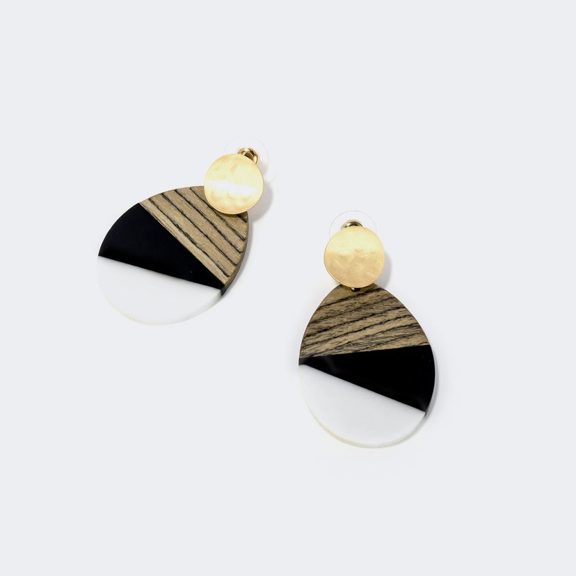 Stylish Multicolor Acetate Earrings