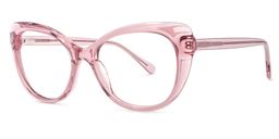 Fannie Cateye Pink Glasses2