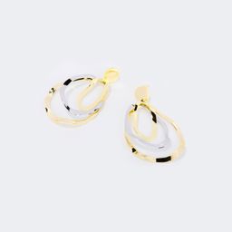 Stylish Pear-Shaped Metal Earrings0