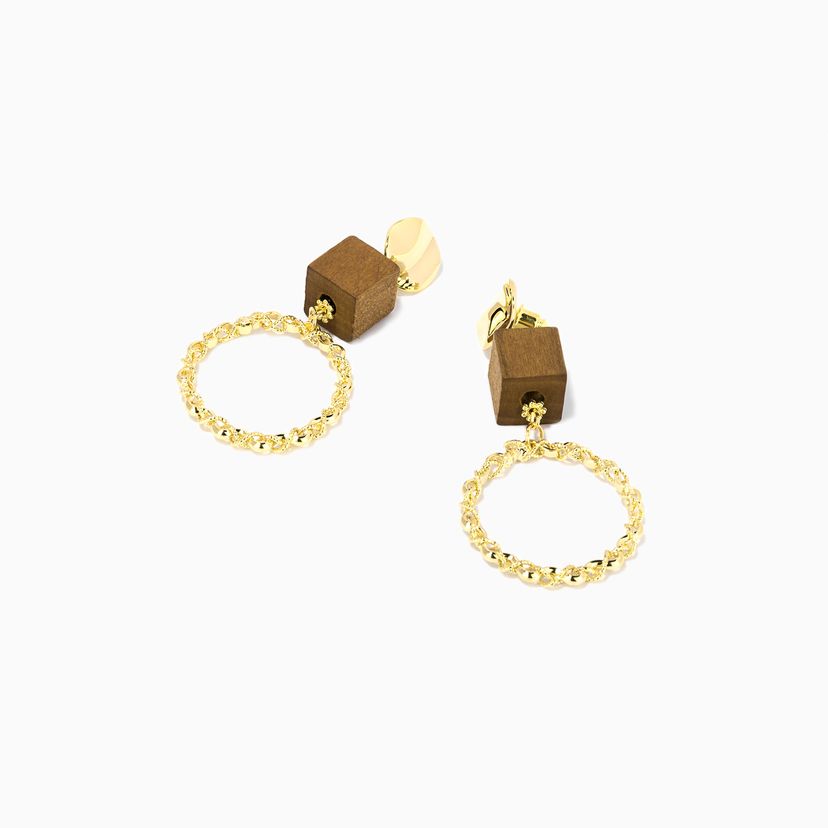 Stylish Twisted Metal Earrings