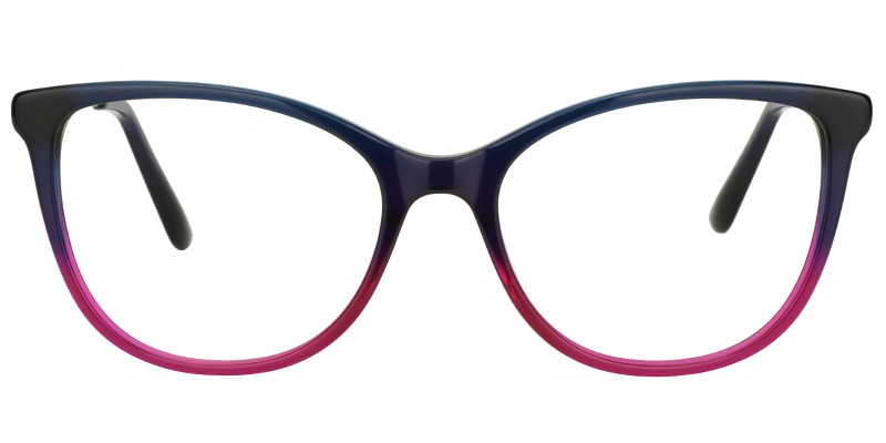 Round Purple Glasses | Zeelool Eyeglass Frames0