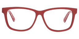 Arlen Rectangle Red Glasses0