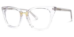 Martha Cateye Clear Glasses1