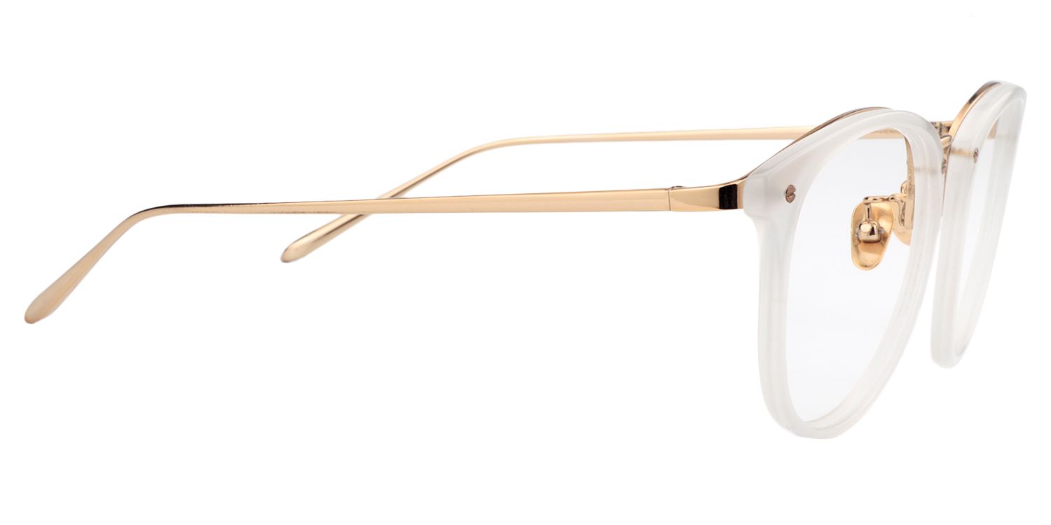 Round White Glasses | Zeelool Glasses2