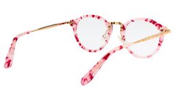Fern Round Pink Tortoise Glasses5