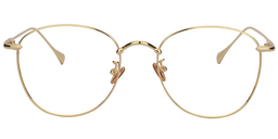 Laurel Round Gold Glasses0