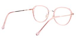 Estelle Round Pink Glasses5