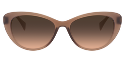 Campbell Cateye Brown Sunglasses0