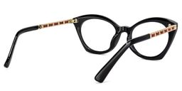 Neve Cateye Black Glasses4