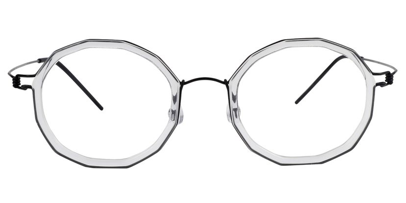 Angus Geometric Clear Glasses 