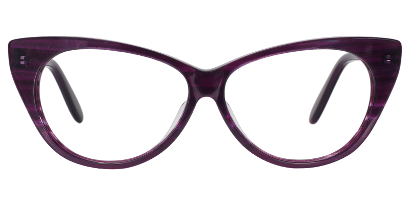 Bonnie Cat Eye Purple Glasses