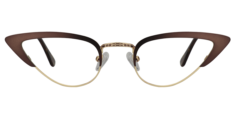 Mignon Cateye Burnt Umber Glasses