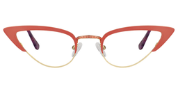 Mignon Cateye Living Coral Glasses0