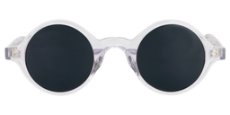 Sibyl Round Clear Sunglasses0