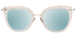 Sharon Cat-eye Gray Sunglasses0