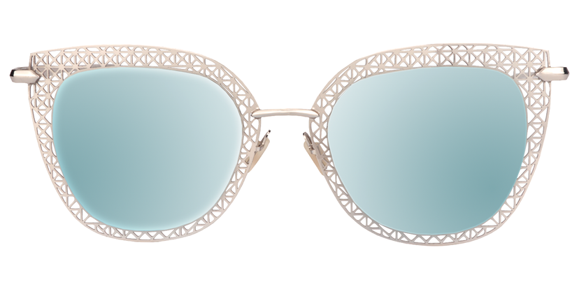 Sharon Cat-eye Gray Sunglasses