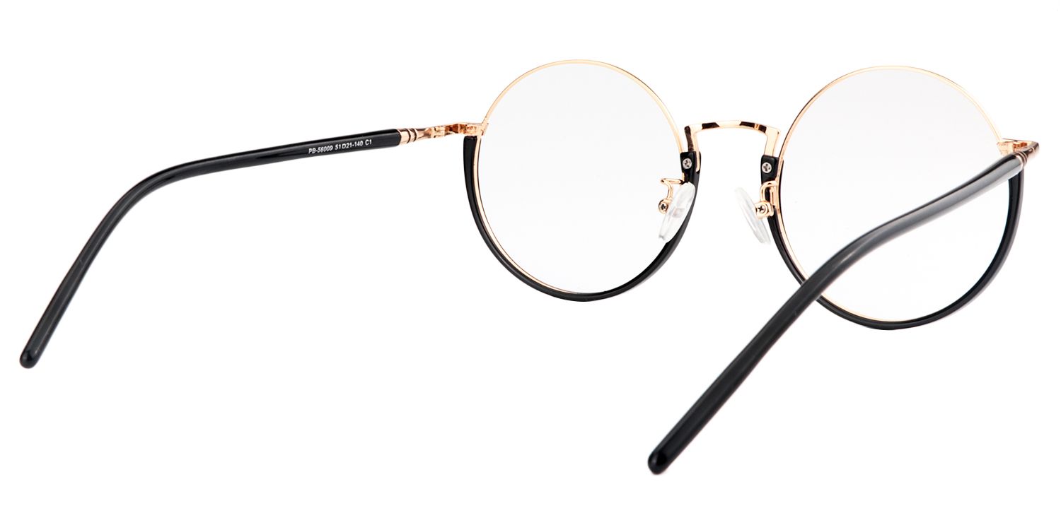 Round Black Glasses | Zeelool Glasses5