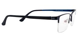 Bishop Rectangle Black Glasses4