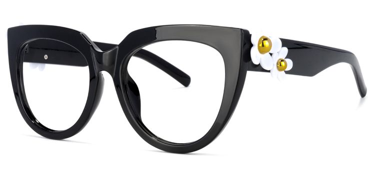 Miguel Cateye Black Glasses