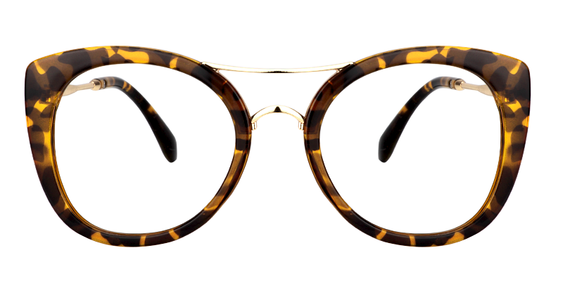 Aviator Tortoise Glasses | Zeelool Eyeglasses0