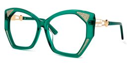 Routh Geometric Green Glasses1