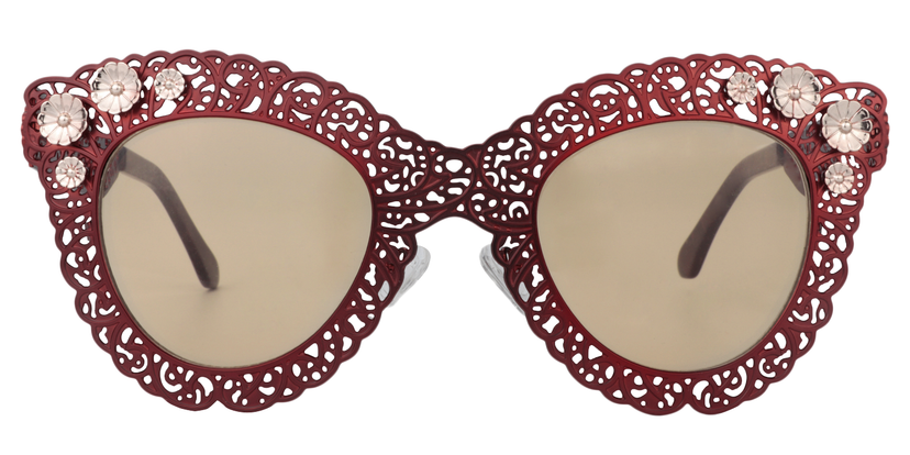 Blanche Cat-eye Red Sunglasses