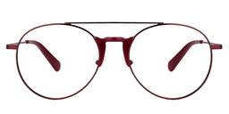 Morgan Aviator Dark Red Glasses0