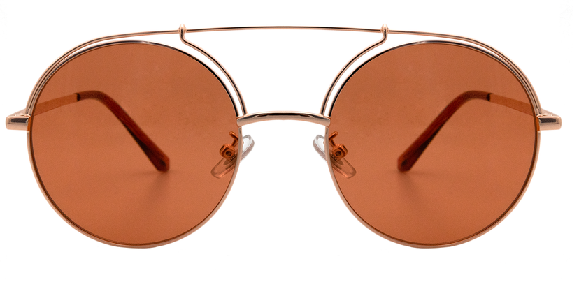 Hailey Aviator Beige Sunglasses