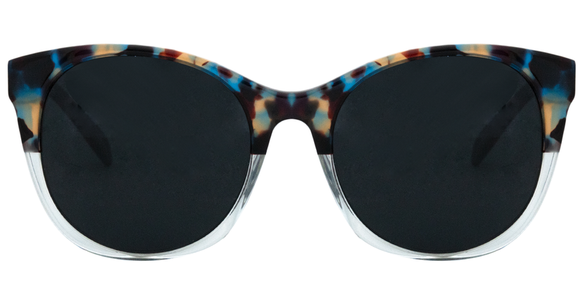 Ainsley Square Blue Tortoise Sunglasses