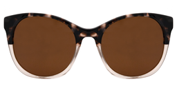 Ainsley Square Light Tortoise Sunglasses0