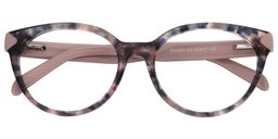 Vivian Cat Eye Gray Tortoise Glasses1