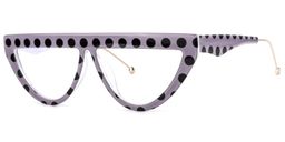 Gyllenhaal Cateye Purple Glasses1